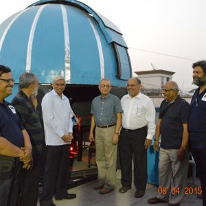 Inauguration of JVP Ksariwada Observation Facility by Prof Ajit Kembhavi